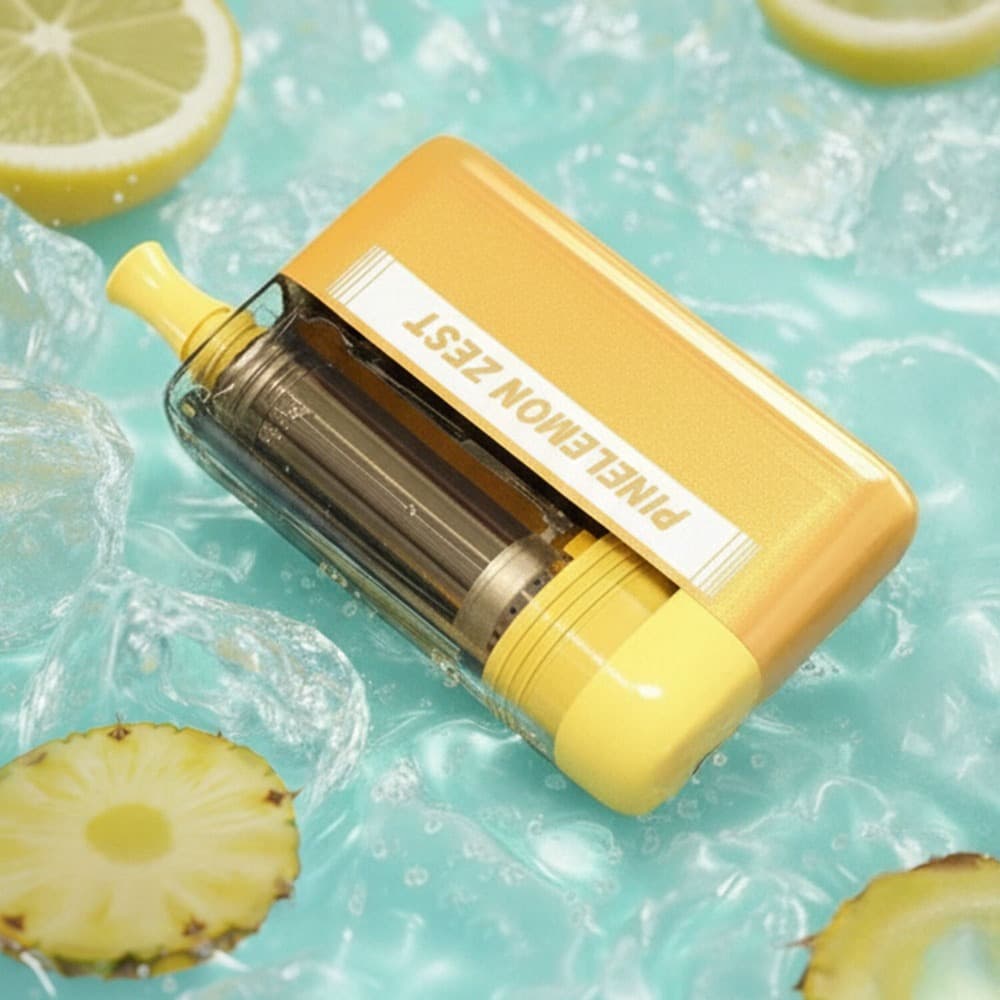 칠렉스 프라임 무니코틴 일회용 전자담배 50000 PUFF 파인레몬제스트 22ml