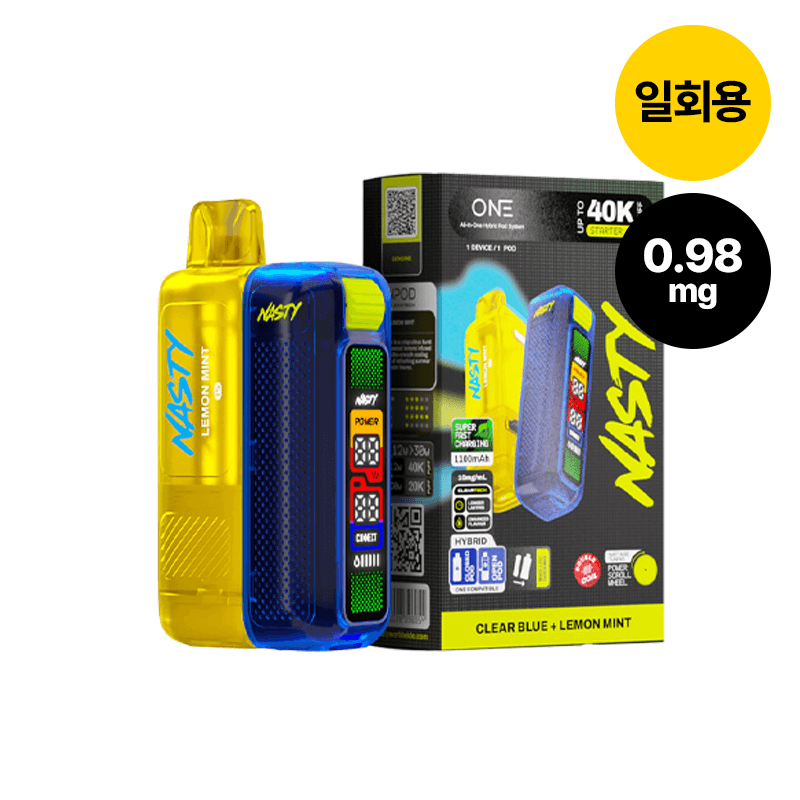 네스티원 40K 스타터킷 클리어블루+레몬민트